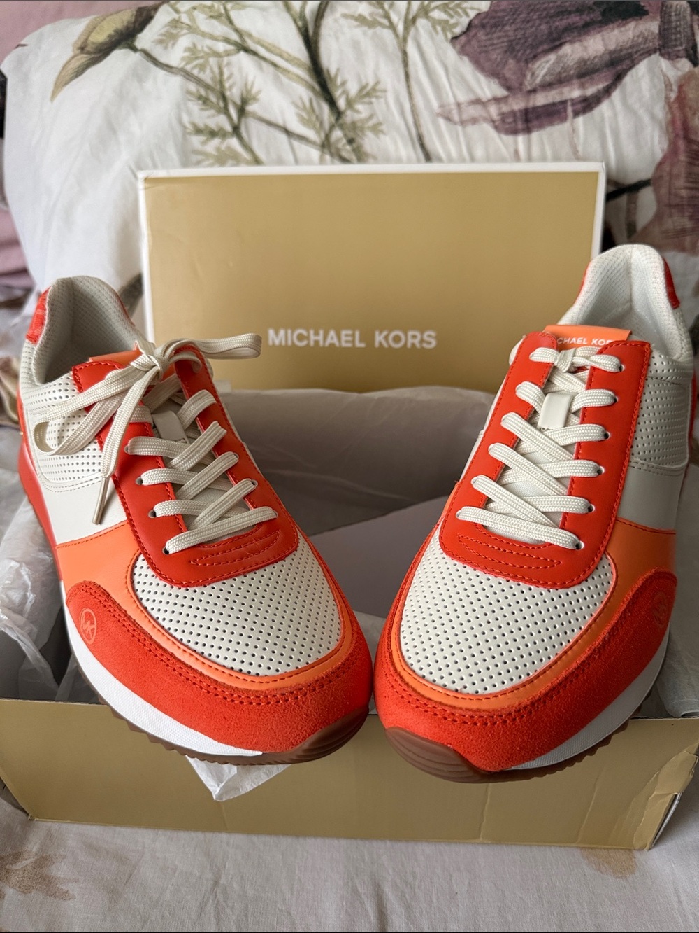 Michael Kors Poppy multi Low-Top Lace-Up Sneakers